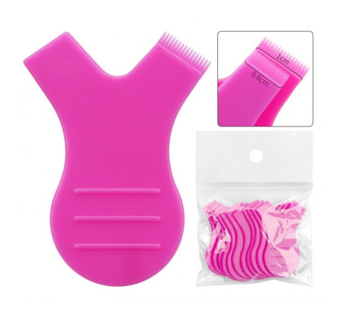 Аплікатор для  ламінування вій малинові							