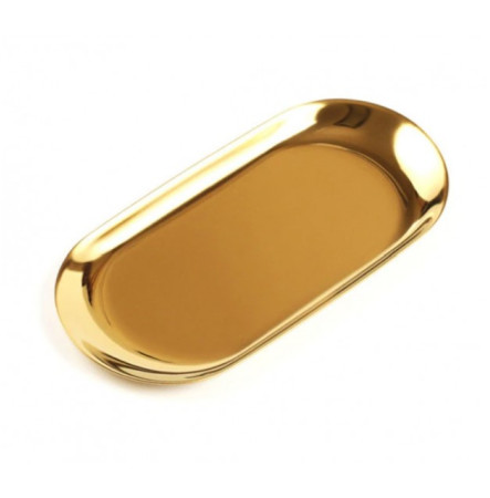 Лоток для инструмента и прочего длинный, золотой