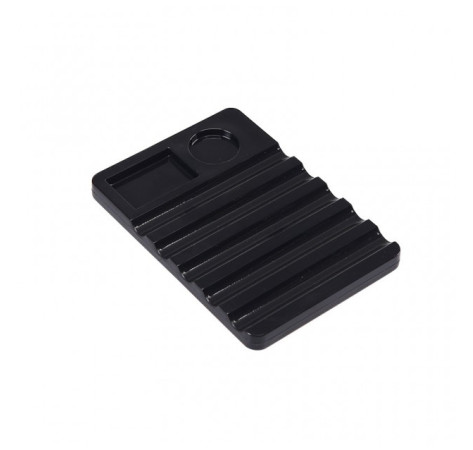 Підставка для сушіння кистей,  плоска чорна