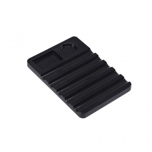 Підставка для сушіння кистей,  плоска чорна