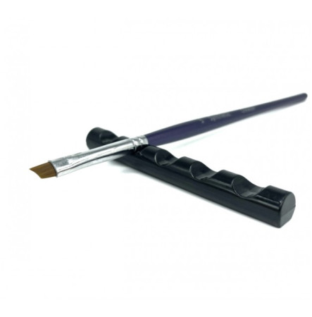 Підставка під пензлі тонка довга, чорна