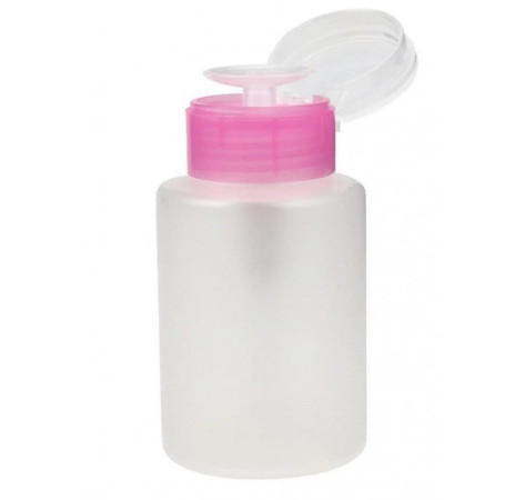  Пластиковий флакон з дозатором-помпою (рожева кришка) 150 мл