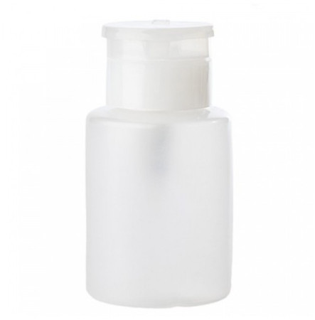  Пластиковий флакон з дозатором-помпою (прозора кришка) 150 мл