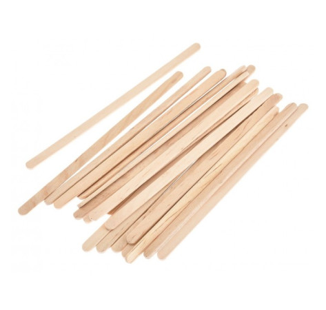 Шпатель у пакеті вузький щільний для брів (14х5.5), 100 шт