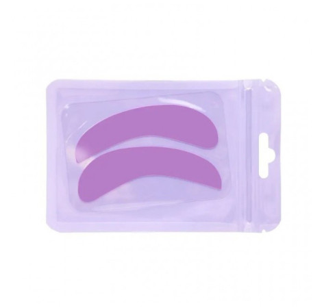 Патчі для ламінування та нарощення вій вузькі, фіолетові