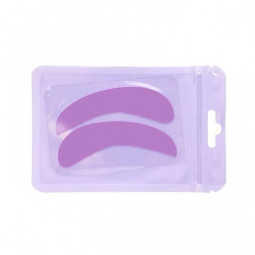 Патчі для ламінування та нарощення вій вузькі, фіолетові