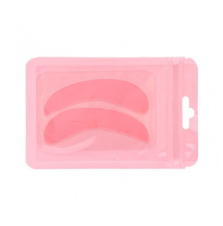 Патчі для ламінування та нарощення вій вузькі, рожеві