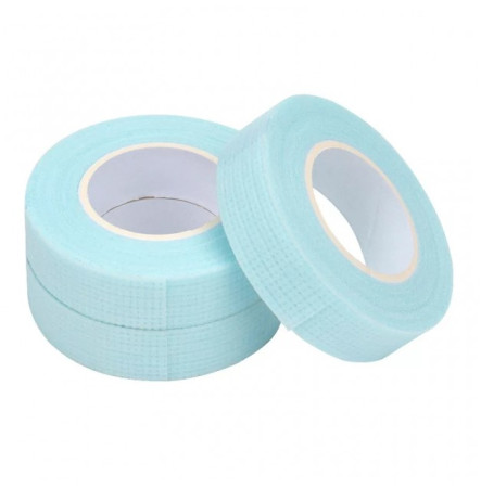  Скотч паперовий для ламінування вій, стрічка для нарощування вій, колір блакитний (9 метрів)