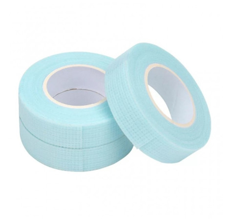  Скотч паперовий для ламінування вій, стрічка для нарощування вій, колір блакитний (9 метрів)