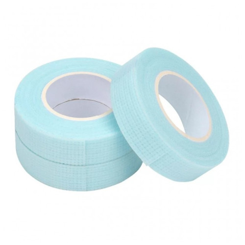 Скотч паперовий для ламінування вій, стрічка для нарощування вій, колір блакитний (9 метрів)