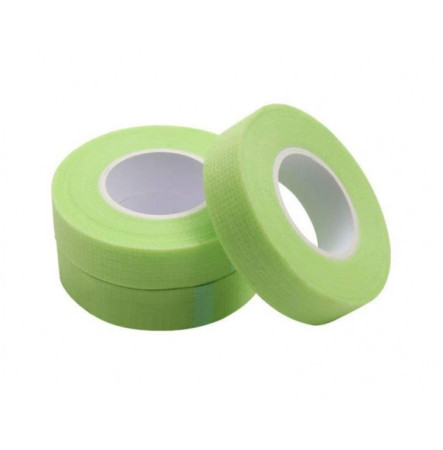  Скотч паперовий для ламінування вій, стрічка для нарощування вій, колір зелений (9 метрів)