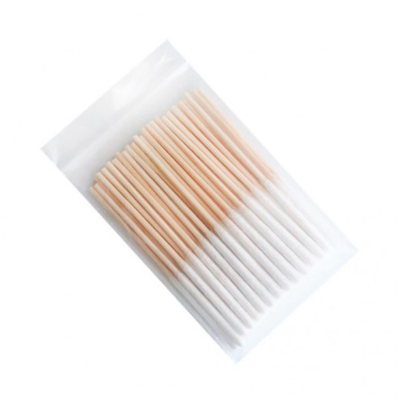 Бамбукові палички з подовженою ватою ультратонкі 30 шт, 8 см