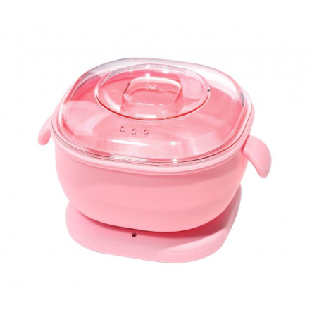 Воскоплав баночный Wax Warmer силиконовый розовый