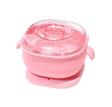 Воскоплав банковий Wax Warmer силіконовий рожевий