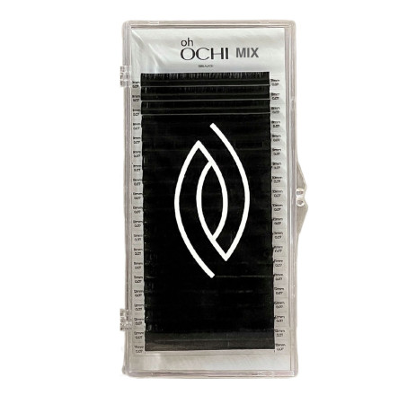 Oh OCHI Вії для нарощування MIX чорні, 20 ліній, 0.07-C-6-9