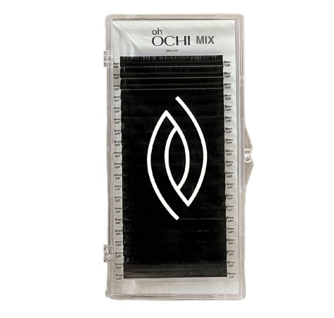 Oh OCHI Вії для нарощування MIX чорні, 20 ліній, 0.07-C-6-9