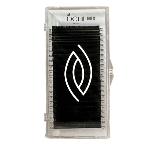 Oh OCHI Вії для нарощування MIX чорні, 20 ліній, 0.07-C-6-9