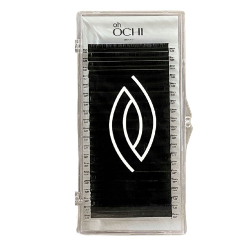 Oh OCHI Ресницы для наращивания черные, 20 линий, 0.10-C-7