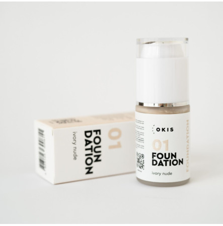 Тональний крем 01 Ivory Nude OKIS BROW 30 мл