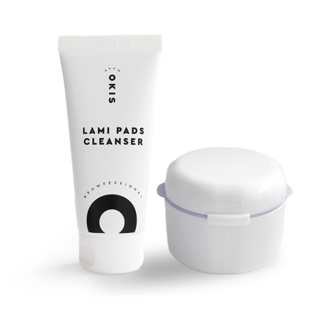 Концентрований гель-дезінфектор для очищення валиків та інструментів OKIS BROW 100 мл + бокс для дезінфекції