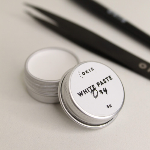 Паста біла для фіксації ескізу брів 5 мл OKIS BROW
