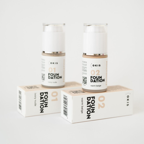 Тональний крем 02 Warm Beige OKIS BROW 30 мл