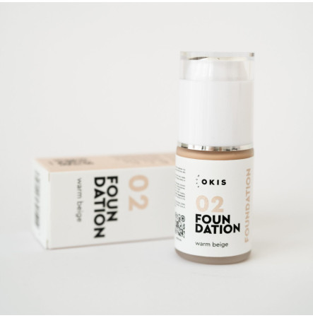 Тональний крем 02 Warm Beige OKIS BROW 30 мл