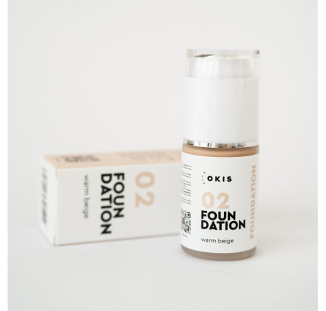Тональний крем 02 Warm Beige OKIS BROW 30 мл