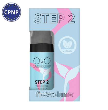 OKO Засобів для ламінування вій та брів STEP 2 FIX & VOLUME 10 ml