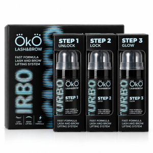 OKO TURBO Набор для ламинирования ресниц и бровей, 3 этапа