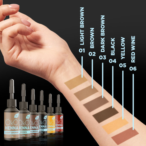 OKO Хна для брів, 5 гр   01 Light Brown