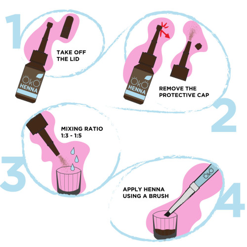 OKO Хна для брів, 5 гр   01 Light Brown