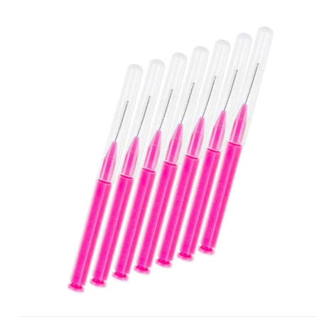 Щіточка Baby Brush для вій та брів (бейбі браш) колір рожевий