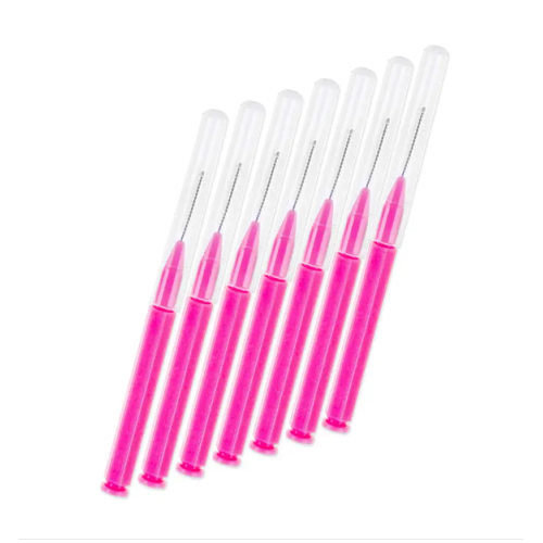 Щіточка Baby Brush для вій та брів (бейбі браш) колір рожевий