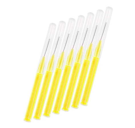 Щіточка Baby Brush для вій та брів (бейбі браш) колір жовтий