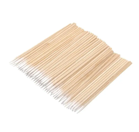 Бамбукові палички з ватою ультратонкі 100 шт