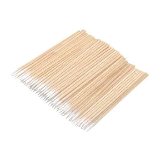 Бамбукові палички з ватою ультратонкі 100 шт