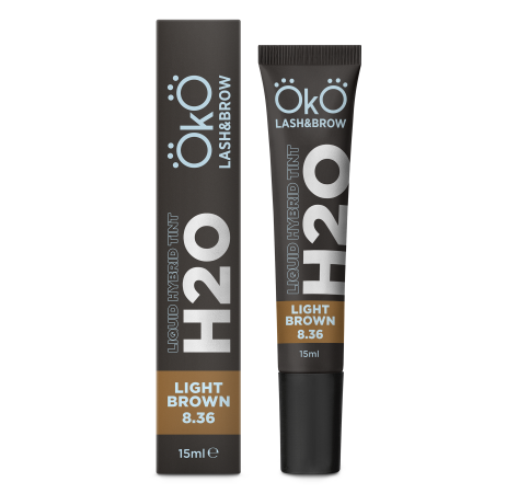 OKO Фарба для брів та вій H20 Liquid Hybrid Tint 15 мл LIGHT BROWN 8.36