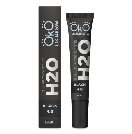 OKO Фарба для брів та вій H20 Liquid Hybrid Tint 15 мл BLACK 4.0