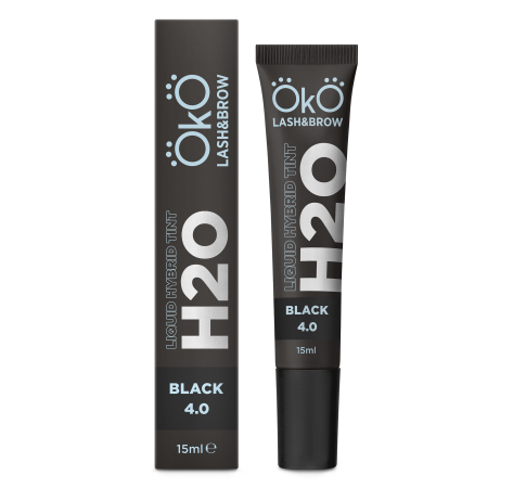 OKO Фарба для брів та вій H20 Liquid Hybrid Tint 15 мл BLACK 4.0