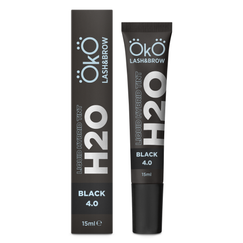 OKO Фарба для брів та вій H20 Liquid Hybrid Tint 15 мл BLACK 4.0