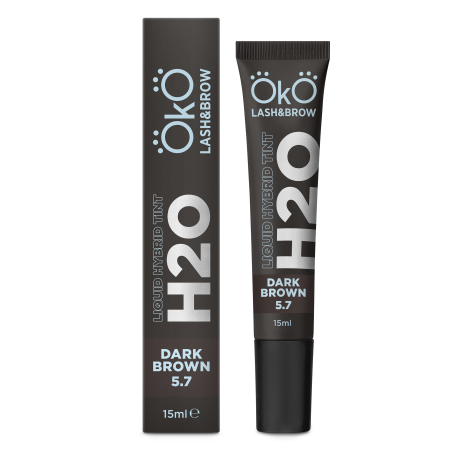 OKO Фарба для брів та вій H20 Liquid Hybrid Tint 15 мл DARK BROWN 5.7