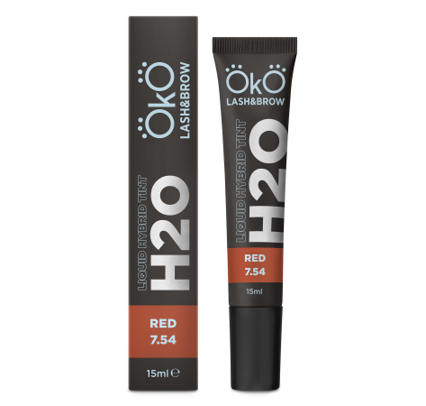 OKO Фарба для брів та вій H20 Liquid Hybrid Tint 15 мл RED 7.54