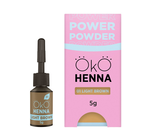 OKO Хна для брів, 5 гр   01 Light Brown