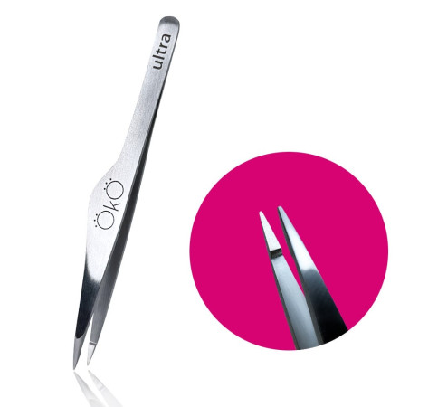 OKO Пінцет для брів точковий 03 Ultra Point (ручне заточування)