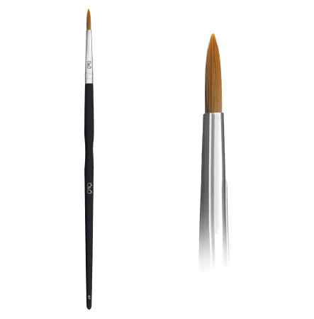 OKO Кисть ультратонкая №7 BLACK EDITION