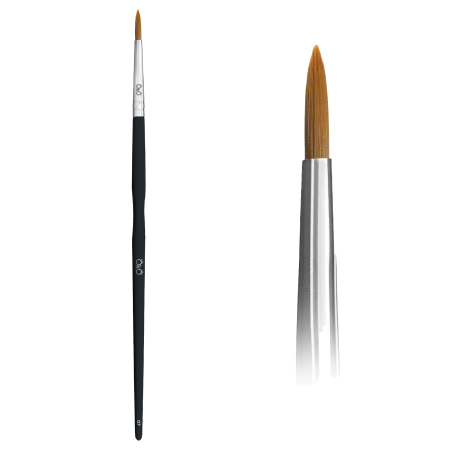 OKO Пензлик ультратонкий №7 BLACK EDITION