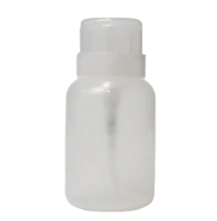  Пластиковий флакон з дозатором-помпою (біла кришка) 200 мл