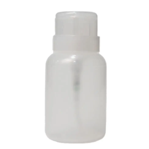 Пластиковий флакон з дозатором-помпою (біла кришка) 200 мл