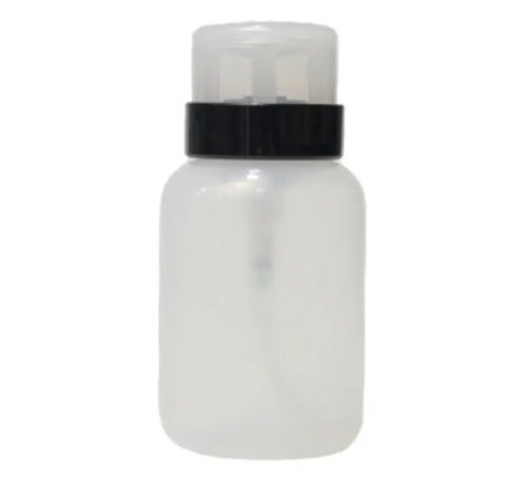  Пластиковий флакон з дозатором-помпою (чорна кришка) 200 мл